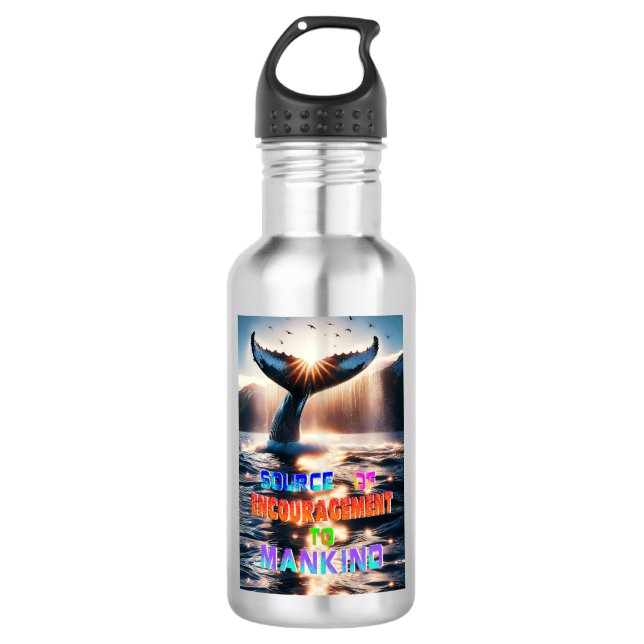 Source Of Encouragement To Mankind 532 Ml Water Bottle (Front)