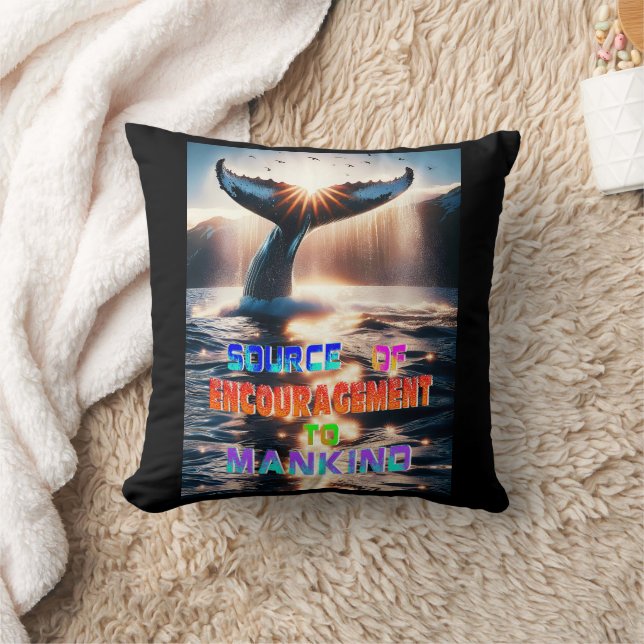 Source Of Encouragement To Mankind Cushion (Blanket)
