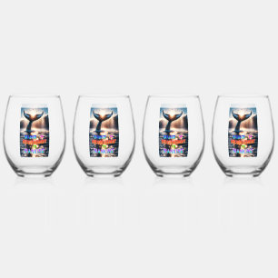 Source Of Encouragement To Mankind Stemless Wine Glass