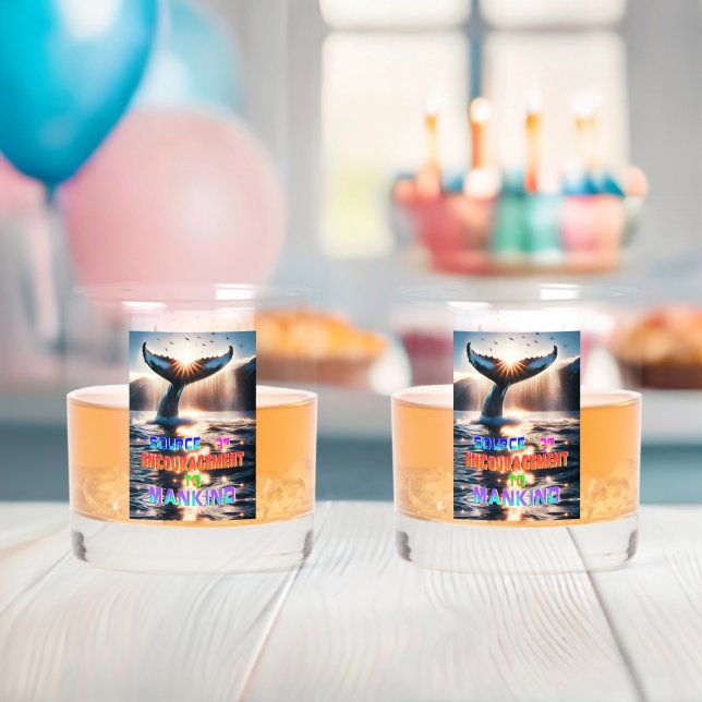 Source Of Encouragement To Mankind Whiskey Glass (Insitu (Baby Shower))