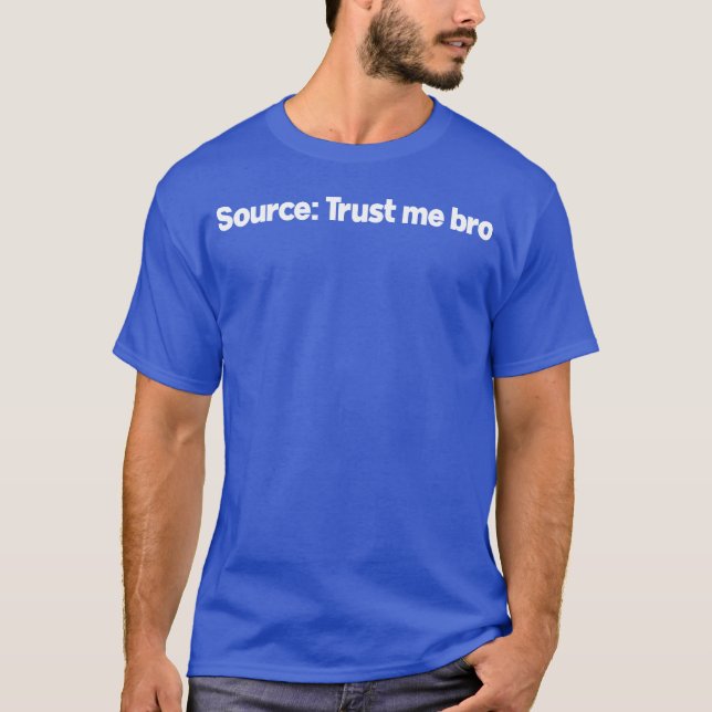 Sourcerust me bro retro T-Shirt (Front)