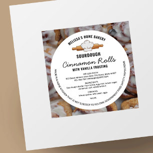 Sourdough Bakery Cottage Law Food License Label