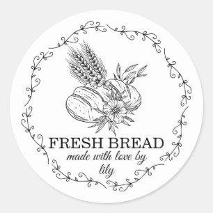 Sourdough Bread Baking Classic Round Sticker