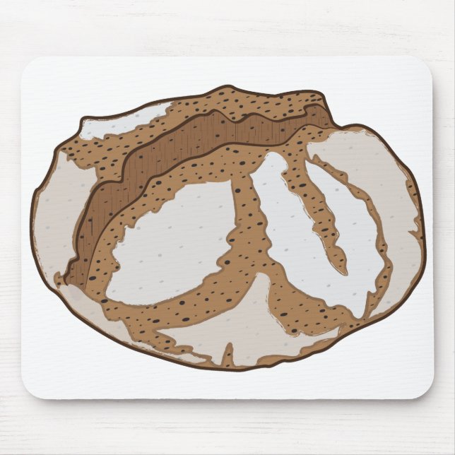 Sourdough Bread Loaf Mouse Pad (Front)
