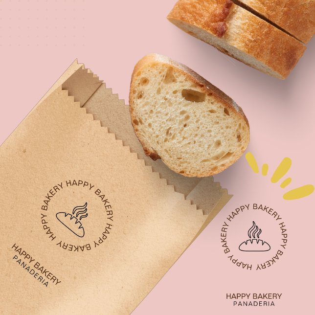 Sourdough Bread Logo Bakery Kraft Paper Bag (Sourdough Bread Logo Bakery Kraft Paper Bag)