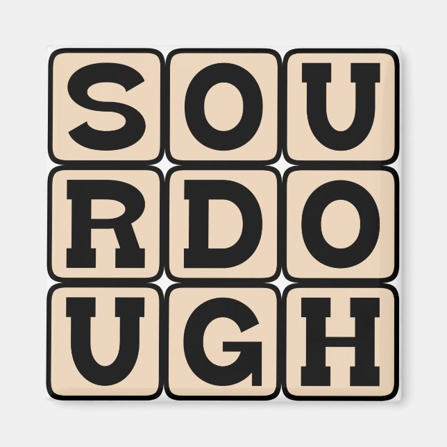 Sourdough, San Francisco Bread Magnet (Front)