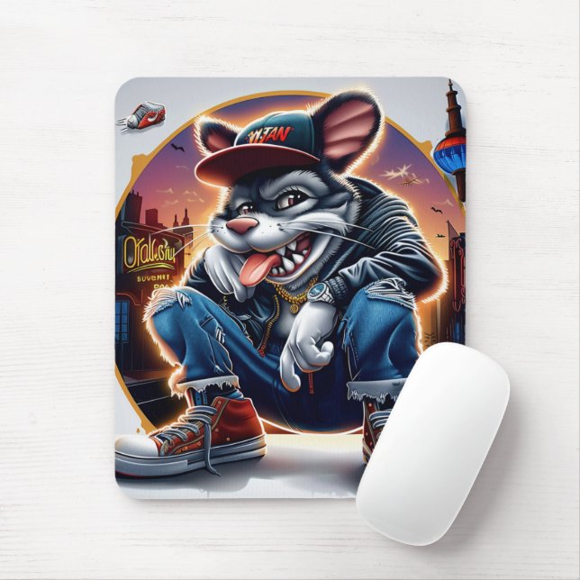 Sourie Rug Rap Series 1 - 8 Mouse Pad (With Mouse)