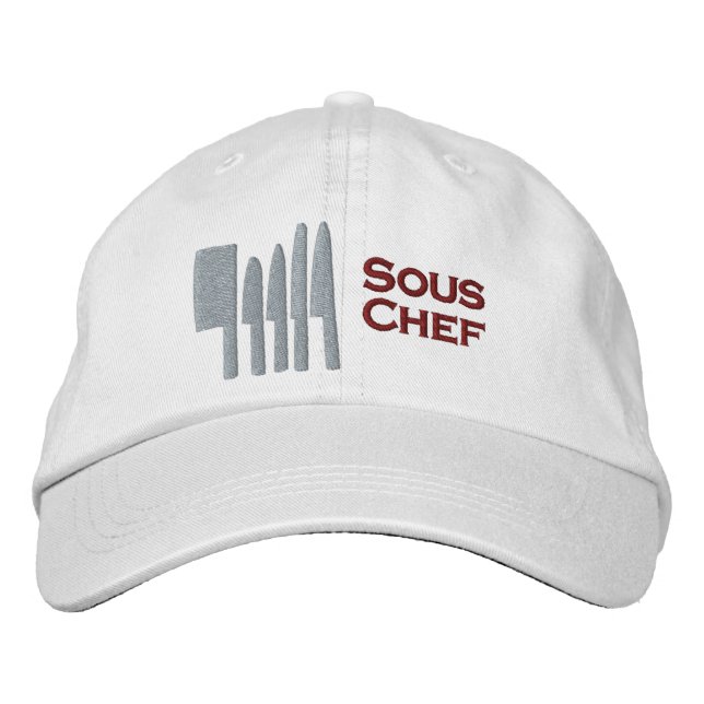 Sous-chef Embroidered Cap (Front)