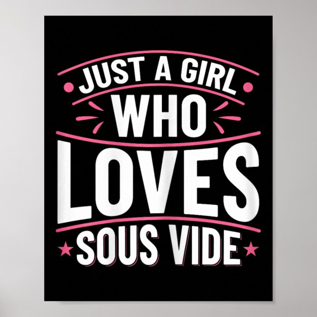 Sous Vide Cooking Quote For A Sous Vide Lover 1  Poster (Front)