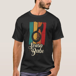 Sousa Babe Sousaphone Tuba Instrument  Apparel T-Shirt