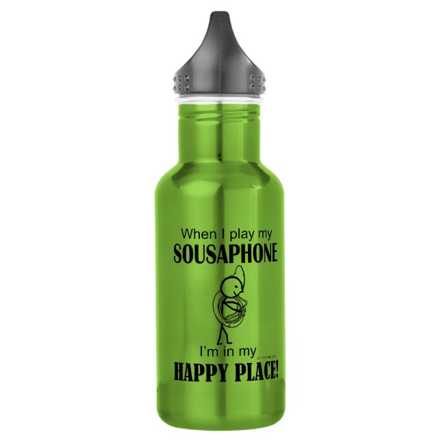 Sousaphone Happy Place 532 Ml Water Bottle (Left)
