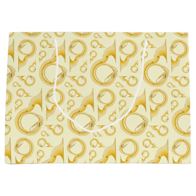 Sousaphone Marching Band Music Teacher Musician Large Gift Bag (Front)