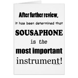 Sousaphone Most Important Instrument