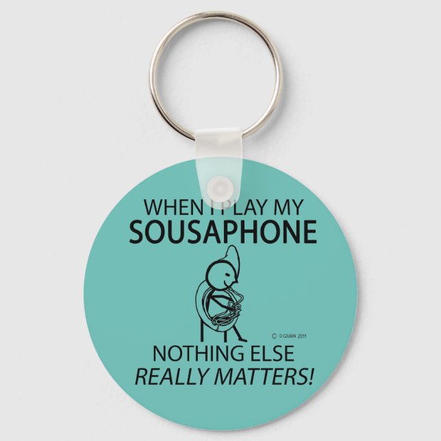Sousaphone Nothing Else Matters Key Ring (Front)