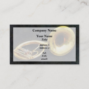 Sousaphone Still Life Business Card