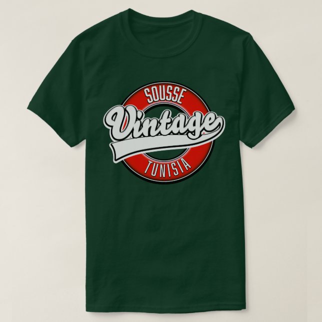 Sousse tunisia vintage style T-Shirt (Design Front)