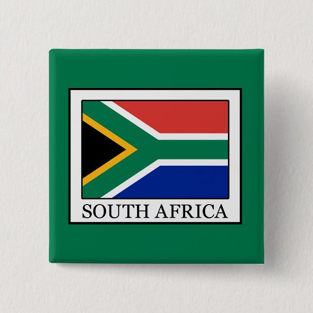 South Africa 15 Cm Square Badge (Front)