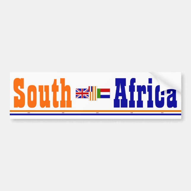 South Africa Bumper Sticker (Front)