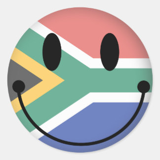 South Africa Classic Round Sticker