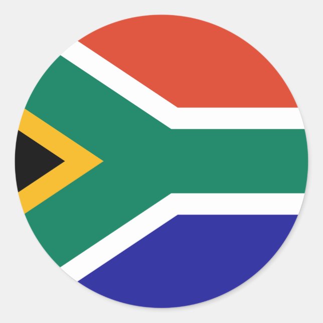 South Africa Classic Round Sticker (Front)