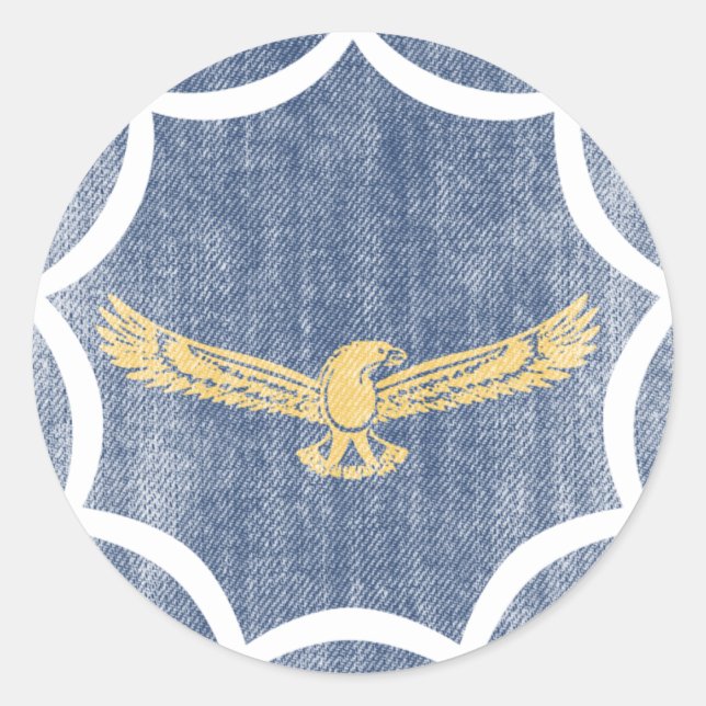 SOUTH AFRICA CLASSIC ROUND STICKER (Front)