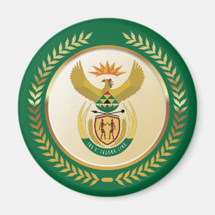 South Africa Coat of Arms Magnet
