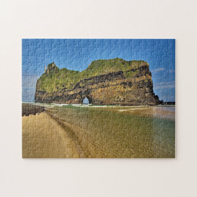 South Africa Coffee Bay Hole in the Wall Mountain Jigsaw Puzzle (Horizontal)