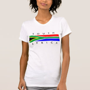 south africa country flag nation symbol name text T-Shirt