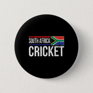South Africa Cricket Flag Jersey Match Tournament  6 Cm Round Badge