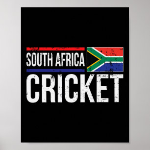 South Africa Cricket Flag Jersey Match Tournament  Poster