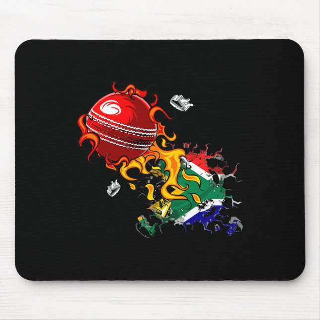 South Africa Cricket  Mouse Pad (Front)