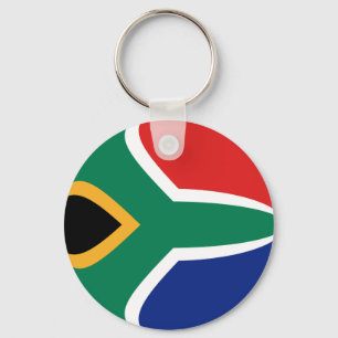 South Africa Fisheye Flag Keychain