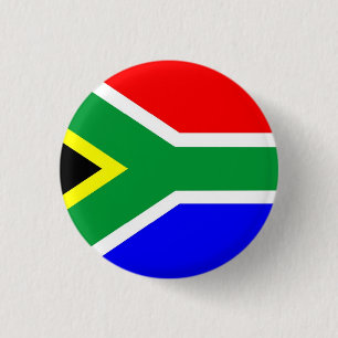 South Africa flag 3 Cm Round Badge