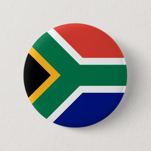 South Africa Flag 6 Cm Round Badge