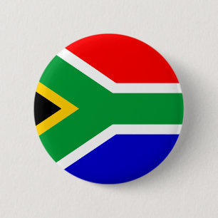 South Africa Flag 6 Cm Round Badge