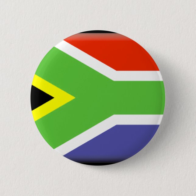 South Africa Flag 6 Cm Round Badge (Front)