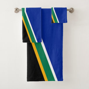 South Africa flag Bath Towel Set