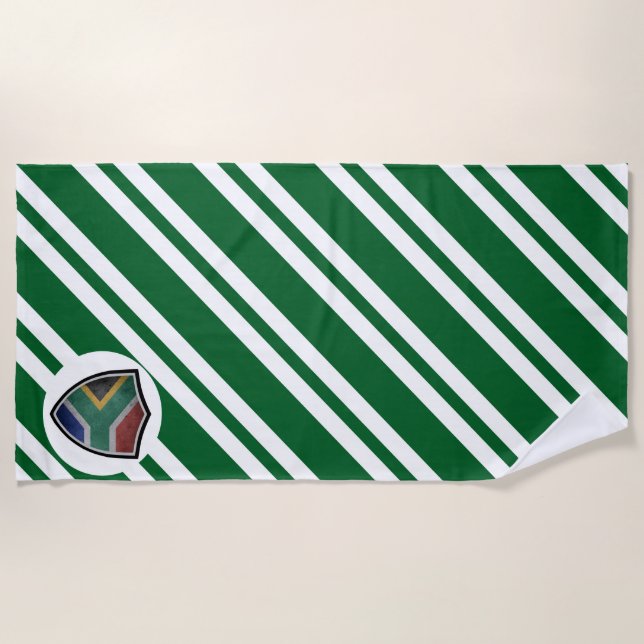 South Africa flag beach towel (Front)