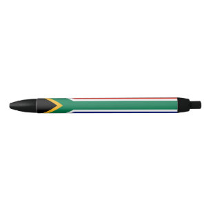 South Africa Flag Black Ink Pen