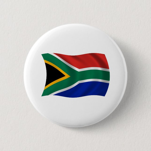 South Africa Flag Button (Front)