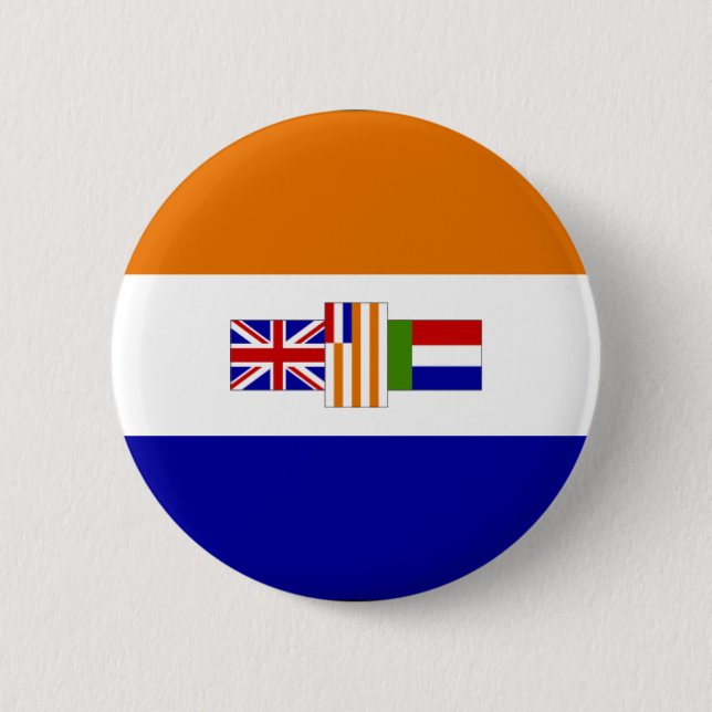 South Africa Flag Button (Front)