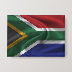 South Africa Flag Button