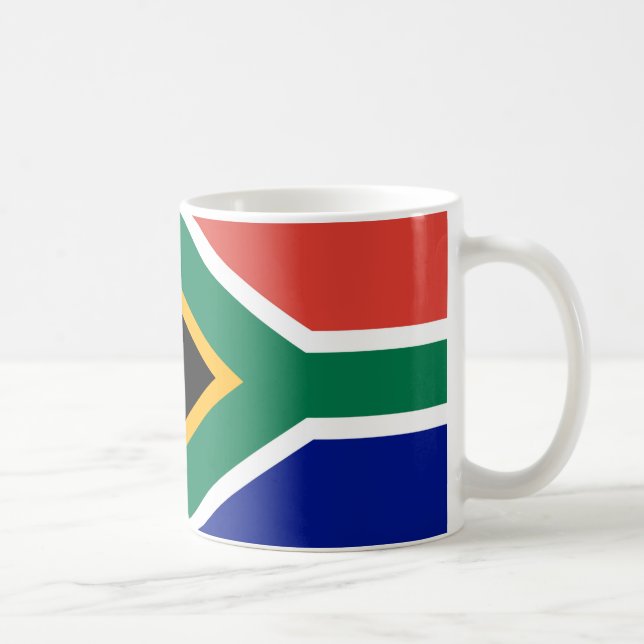 South Africa Flag Ceramic Coffee Mug  (Right)