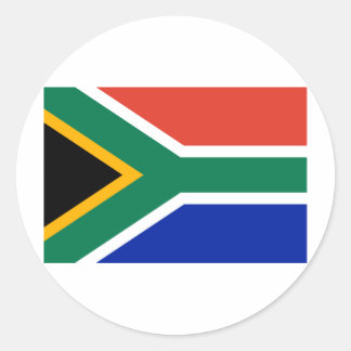 South Africa Flag Classic Round Sticker