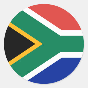 South Africa Flag Classic Round Sticker