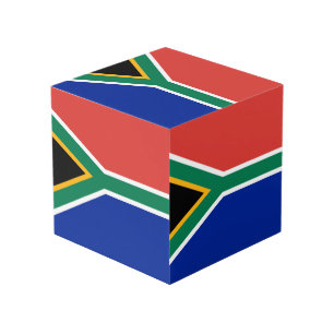 South Africa flag Cube