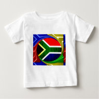 South Africa Flag: Dynamic Swirl Motif