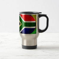 South Africa Flag: Dynamic Swirl Motif
