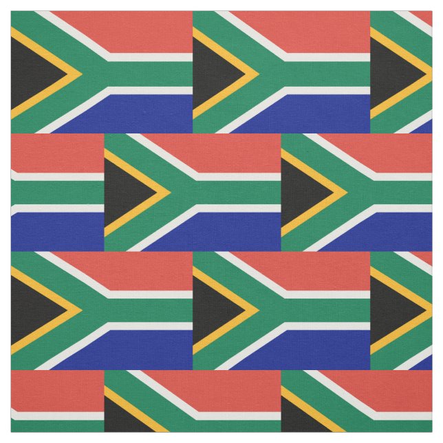 South Africa Flag Fabric (Swatch)