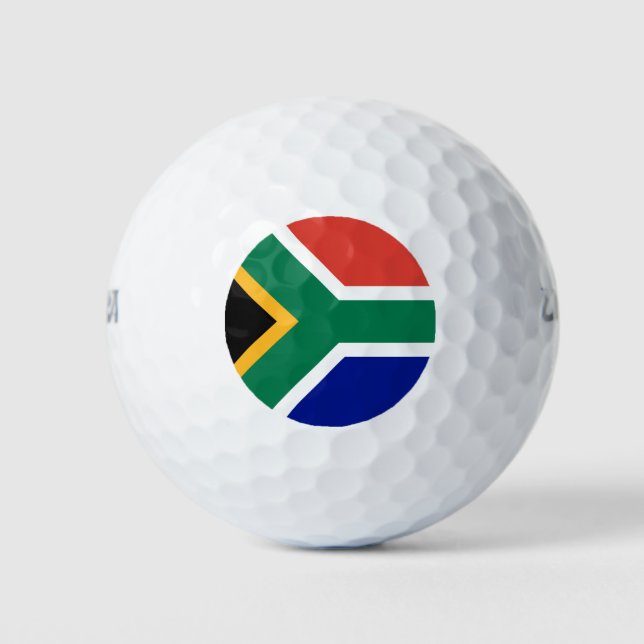 South Africa Flag Golf Balls (Front)